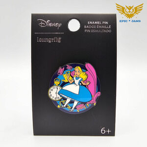 Loungefly Disney Alice in Wonderland Alice Falling Exclusive Enamel Pin